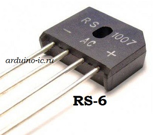 RS1007 (KBU1010) (10A; 1000V)